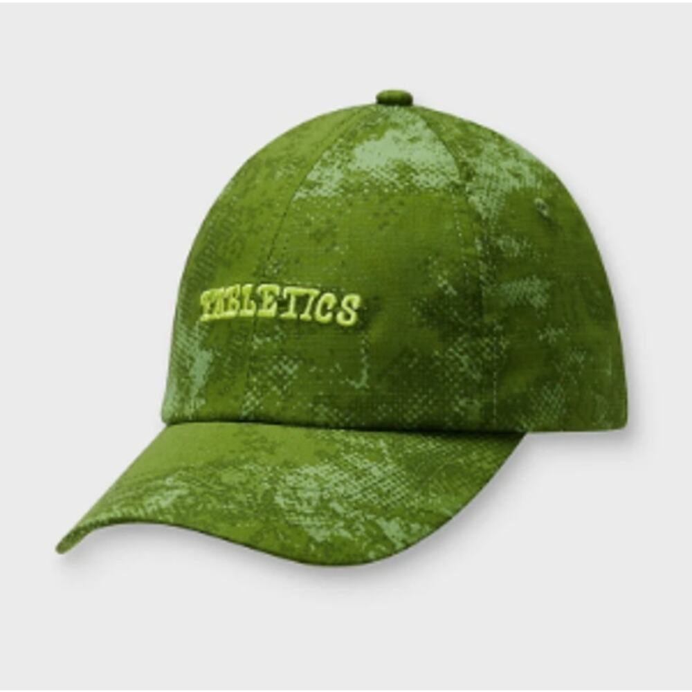 Fabletics The Ripstop Dad Hat Green Neo Olive Ambient Noise Cap NEW One Size